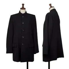 ローブドシャンブル コムデギャルソンrobe de chambre COMME des GARCONS ウールマオカラージャケット 紺M位のサムネイル