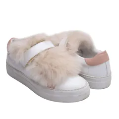 モンクレールMONCLER vivtorie scaroa ファースニーカー 白ピンク39(24.5位)のサムネイル