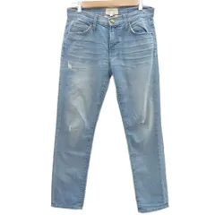 カレントエリオット CURRENT ELLIOTT デニムパンツ ジーンズ スリム 24 水色 ライトブルー ロング丈 /HO23 ■GY72のサムネイル