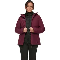 マムート レディース アウター ジャケット・ブルゾン フーデッドジャケット Mammutreeline 3in1 HS Hooded Jacket Womens VinBlack ブラックのサムネイル