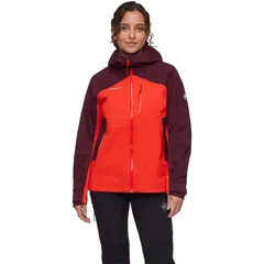 マムート レディース アウター ジャケット・ブルゾン フーデッドジャケット Mammut Alto Guide HS Hooded Jacket Womens Mammut RedVin レッドのサムネイル