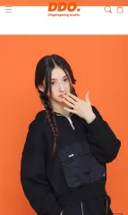 DDO ブラック ポケット フーディー Tシャツ Mのサムネイル
