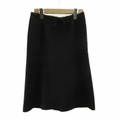 ツモリチサト TSUMORI CHISATO フレアスカート ウール ひざ丈 リボン M ダークグレー /XZ ■ECA004のサムネイル