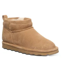 ベアパウ レディース シューズ ブーツ・レインブーツ スエード アンクル Bearpaw Shortyouth Kids Suede Ankle Boots Iced Coffee コーヒーのサムネイル