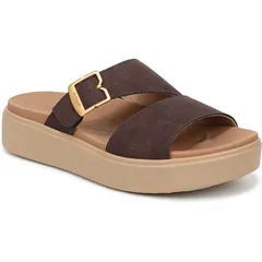 ドクター・ショール レディース シューズ サンダル Dr Scholls Madison Womenslide Sandals Dark Brown ブラウンのサムネイル