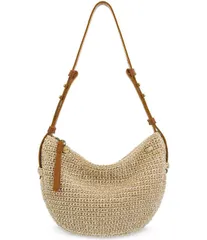 ザサック レディース バッグ The Sak Tess Crochet Crescent Shoulder Bag Bamboo Staticのサムネイル