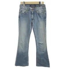 アールジーン Earl Jean デニム ジーンズ 75 ブルー 長ズボン フレアシルエット ウォッシュ加工 /NP ■ECC005のサムネイル
