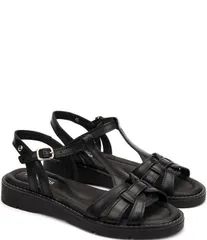 ピコリーノス レディース シューズ サンダル レザー Pikolinos Roquetas Leather Sandals Black ブラックのサムネイル