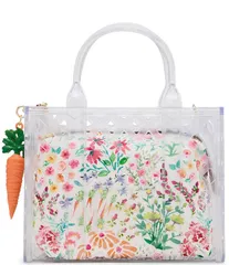 ベッツィジョンソン レディース バッグ Betsey Johnson Jammin Pouch and Clear Satchel Handle Bag Clearのサムネイル