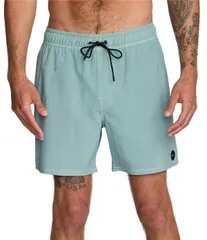 ルーカ メンズ ボトムス ハーフパンツ・ショーツ ショートパンツ RVCA Pigment Elastic Waist 16 Shorts Blue Haze ブルーのサムネイル