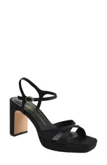 チャイニーズランドリー レディース シューズ ヒール プラットフォーム サンダル アンクル Chinese Laundry Gracie Ankle Straplatform Sandal Blackのサムネイル