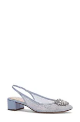 ニナ レディース シューズ ヒール Nina Klara Slingback Pump Icy Blue ブルーのサムネイル