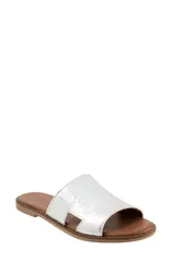 ブエノ レディース シューズ サンダル Bueno Hendrix Slide Sandal Dark Silver シルバーのサムネイル