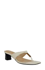ゲス レディース シューズ ヒール GUESS Yaiza Flip Flop White ホワイトのサムネイル