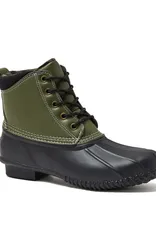 ランズエンド レディース シューズ ブーツ・レインブーツ Lands End Insulateduck Boots Forest Moss Leather フォレストのサムネイル