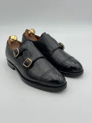 クロケット&ジョーンズ Crockett & Jones製 ロイド ダブルモンク UK6.5E 25cm 317ラストのサムネイル