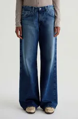 エージー レディース ボトムス デニムパンツ ワイドレッグ ローライズ ジーンズ AG Adria Low Rise Wide Leg Jeans Ojaiのサムネイル