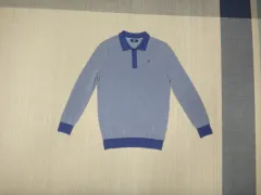 (L/100) マンシングウェア ゴルフ ウール カラ Tシャツ 長袖のサムネイル