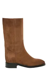 サントーニ レディース シューズ ブーツ・レインブーツ スエード Santoni Suede boot Brown ブラウンのサムネイル