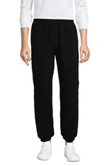 ランズエンド メンズ ボトムス カジュアルパンツ スウェットパンツ Lands End Seriousweatsweatpants Black ブラックのサムネイル