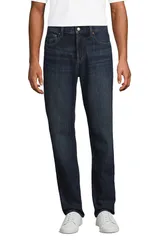 ランズエンド メンズ ボトムス デニムパンツ Lands End Rigid Comfort Waist Classic Fit Jean Dark Pacific Washのサムネイル