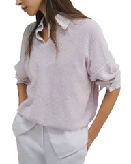 マレーラ レディース アウター ニット・セーター Vネック Marella Radice V Neck Sweater Pink ピンクのサムネイル