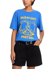 マザー レディース トップス Tシャツ MOTHER The Rowdy Tee Midnight Pretzelのサムネイル