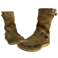 ウエスコ Wesco BOSS カスタム スエード レザー 7 1/2E メンズ靴 ブーツ エンジニア ベージュ 25.5cmサイズ 201-shoes1895 VBのサムネイル