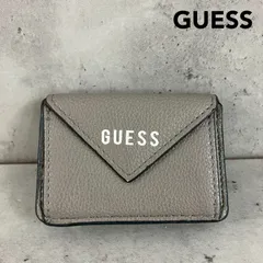 GUESS ゲス 三つ折り財布 LILA Mini Wallet リラ ミニウォレット エンベロープ フラップ ロゴ コンパクト ミニ財布 グレー グレージュ レディース メンズ ユニセックス ブランド小物 ウォレット ★ ■■のサムネイル