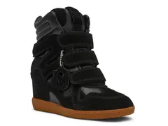 スティーブ マデン レディース シューズ スニーカー Steve MaddenMavis Wedge Sneaker Black ブラックのサムネイル