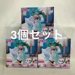 未開封 初音ミク Desktop Cute 初音ミク 猫耳Tシャツ フィギュア 3個セット SF7D80 c107のサムネイル