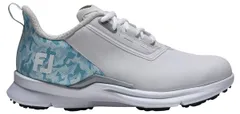 フットジョイ レディース シューズ スニーカー FootJoy Womens Fuel Golf Shoes WhiteBlue Camo ホワイトのサムネイル