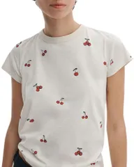 ラグアンドボーン レディース トップス Tシャツ グラフィック rag bone Cherry Graphic Tee White Multi ホワイトのサムネイル