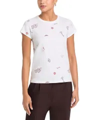 ラグアンドボーン レディース トップス Tシャツ rag bone All Over Valentines Tee White Multi ホワイトのサムネイル