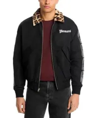 プレジャーズ メンズ アウター ジャケット・ブルゾン ポロシャツ コントラスト Pleasures Town Polo Jacket With Contrast Collar Black ブラックのサムネイル