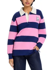 マザー レディース トップス シャツ MOTHER The Piece Huddle Rugby Shirt Estate Blue ブルーのサムネイル