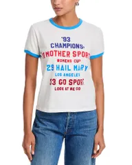 マザー レディース トップス Tシャツ MOTHER The Lil Goodie Ringer Tee Championsのサムネイル