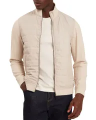 テッドベーカー メンズ アウター ジャケット・ブルゾン キルティング Ted Baker Durano Quilted Jacket Ecru エクリュのサムネイル