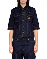ザディグ エ ヴォルテール レディース アウター ジャケット・ブルゾン デニム Zadig Voltaire Kyo Denim Jacket Brut デニムのサムネイル