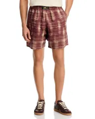 マルニ メンズ ボトムス ハーフパンツ・ショーツ プリント ショートパンツ Marni Poplin Printed Shorts Tobaccoのサムネイル