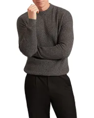 テッドベーカー メンズ アウター ニット・セーター クルーネック Ted Baker Monya Crewneck Sweater Medium Grey グレーのサムネイル