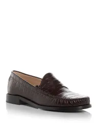 スチュアート ワイツマン レディース シューズ スリッポン・ローファー Stuart Weitzman Womens Lottiembossed Loafers Walnutのサムネイル