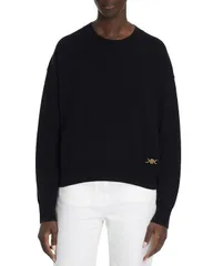 ヴェルサーチ レディース アウター ニット・セーター クルーネック セーター Versace Crewneck Sweater Ink Blue ブルーのサムネイル