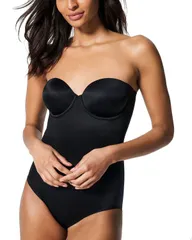 スパンク レディース トップス シャツ ストラップレス ボディースーツ SPANXshape Suit Your Fancy Strapless Cupped Brief Bodysuit Veryのサムネイル