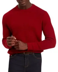 テッドベーカー メンズ アウター ニット・セーター クルーネック Ted Baker Leocadi Crewneck Sweatered レッドのサムネイル