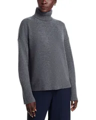 マジェスティック レディース アウター ニット・セータートルネック Majestic Filatures Relaxed Turtleneck Sweater 088 Anthraのサムネイル