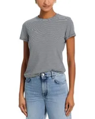 フレーム レディース トップス Tシャツ FRAME The Stripe Baby Tee Navy Multi ネイビーのサムネイル