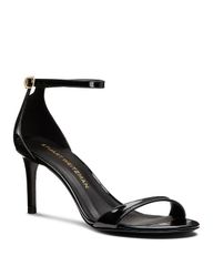 スチュアート ワイツマン レディース シューズ サンダル レザー Stuart Weitzmanudist II 75 Patent Leather Sandals Black ブラック