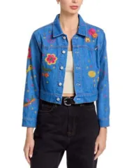 マザー レディース アウター ジャケット・ブルゾン クロップド デニム MOTHER Theyday Croppedenim Jacket Hodgepodge デニムのサムネイル