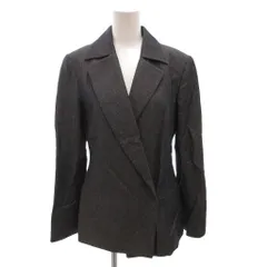 ランバン LANVIN テーラードジャケット ブレザー リネン混 38 グレー /FF ■GY62のサムネイル